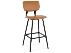Tabouret De Bar "Bohem" 107cm Marron & Noir