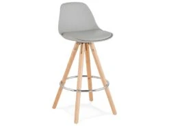 Tabouret De Bar "Bjarki" 85cm Gris