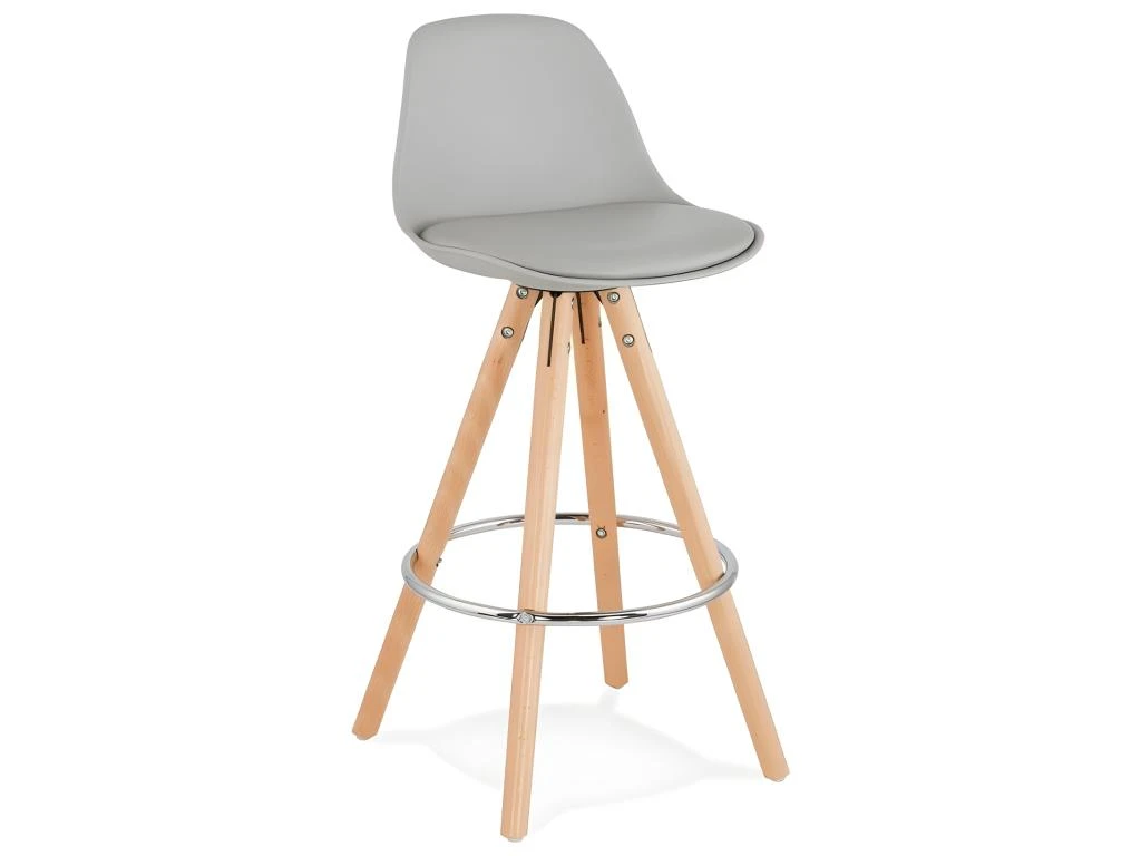 Tabouret De Bar "Bjarki" 85cm Gris 3 Tabouret De Bar "Bjarki" 85cm Gris