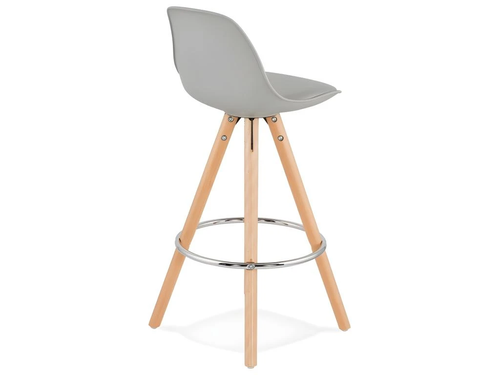 Tabouret De Bar "Bjarki" 85cm Gris 5 Tabouret De Bar "Bjarki" 85cm Gris – Image 3