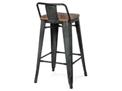 Tabouret De Bar Design "Kary" 84cm Noir -Electroménager Soldes tabouret haut 14129773