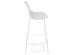 Tabouret De Bar Industriel "Sidon" 87cm Blanc -Electroménager Soldes tabouret haut 14129851
