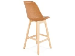 Tabouret De Bar Scandinave "Naïs" 112cm Brun -Electroménager Soldes tabouret haut 14130113
