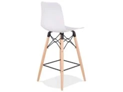 Tabouret De Bar Design "Marlina" 108cm Blanc -Electroménager Soldes tabouret haut 14131211