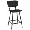 Tabouret De Bar Design "Lawina" 97cm Noir