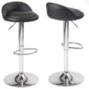 KAYELLES Lot De 2 Tabourets De Bar Et Cuisine Design SATI (Noir) 1 KAYELLES Lot De 2 Tabourets De Bar Et Cuisine Design SATI (Noir) -Electroménager Soldes tabouret haut 14735101