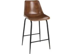 Chaise Bar Cuir Metal Benandarah
