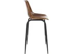 Chaise Bar Cuir Metal Benandarah -Electroménager Soldes tabouret haut 14790865