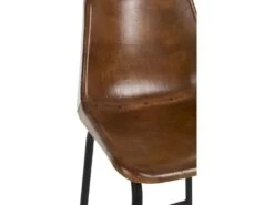 Chaise Bar Cuir Metal Benandarah -Electroménager Soldes tabouret haut 14790871