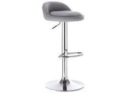 KAYELLES Lot De 2 Tabourets De Bar Et Cuisine Design SATI (Gris) 10 KAYELLES Lot De 2 Tabourets De Bar Et Cuisine Design SATI (Gris) -Electroménager Soldes tabouret haut 15767499