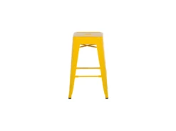 Lot De 2 Tabourets De Bar Jaune De 60 Cm CABRILLO -Electroménager Soldes tabouret haut 16321383