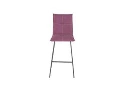 Duo De Chaises De Bar Métal/Tissu Rose - FRESNO -Electroménager Soldes tabouret haut 17786799