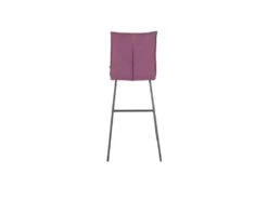 Duo De Chaises De Bar Métal/Tissu Rose - FRESNO -Electroménager Soldes tabouret haut 17786805