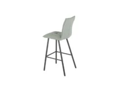 Duo De Chaises De Bar Métal/Tissu Vert - FRESNO -Electroménager Soldes tabouret haut 17786875