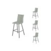 Quatuor De Chaises De Bar Métal/Tissu Vert - FRESNO 1 Quatuor De Chaises De Bar Métal/Tissu Vert - FRESNO -Electroménager Soldes tabouret haut 17786959