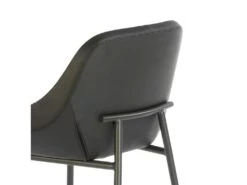 Tabouret En Tissu Et Croûte De Cuir écologique Avec Pieds En Acier 4100 ANGEL CERDA -Electroménager Soldes tabouret haut 18429181