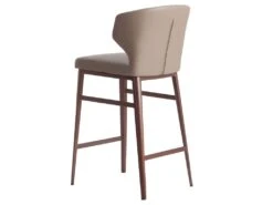 Tabouret En Croûte De Cuir Et Acier Bronze 4000 ANGEL CERDA -Electroménager Soldes tabouret haut 18438029