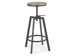 SYLVAIN Tabouret De Bar Acier Peint - Café