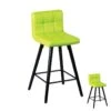 Duo De Tabourets De Bar Vert - NUF - L 39 X L 43 X H 91 Cm 1 Duo De Tabourets De Bar Vert - NUF - L 39 X L 43 X H 91 Cm -Electroménager Soldes tabouret haut 20002697