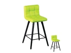 Duo De Tabourets De Bar Vert - NUF - L 39 X L 43 X H 91 Cm