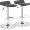 Lot De 2 Tabourets De Bar "Cosmo" - Noir -Electroménager Soldes tabouret haut 20900711