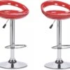 Lot De 2 Tabourets De Bar "Blue Lagoon" - Rouge -Electroménager Soldes tabouret haut 20900719