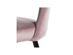 Duo De Tabourets De Bar Métal/Tissu Rose - YIZI -Electroménager Soldes tabouret haut 20939937