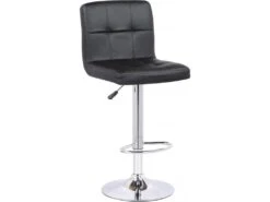 Lot De 2 Tabourets De Bar "Manhattan" - Noir -Electroménager Soldes tabouret haut 20940467