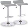 Lot De 2 Tabourets De Bar "Cosmo" - Gris -Electroménager Soldes tabouret haut 20940479