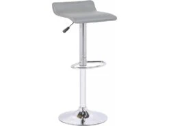 Lot De 2 Tabourets De Bar "Cosmo" - Gris -Electroménager Soldes tabouret haut 20940485