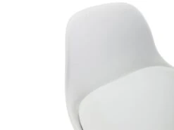 Lot De 2 Tabourets De Bar En Polypropylène Et Métal - Blanc - XAFY -Electroménager Soldes tabouret haut 21014101