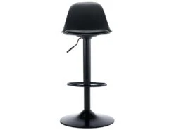 Lot De 2 Tabourets De Bar En Polypropylène Et Métal - Noir - XAFY -Electroménager Soldes tabouret haut 21014161