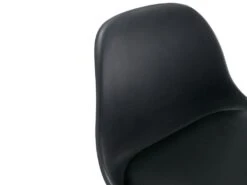 Lot De 2 Tabourets De Bar En Polypropylène Et Métal - Noir - XAFY -Electroménager Soldes tabouret haut 21014167