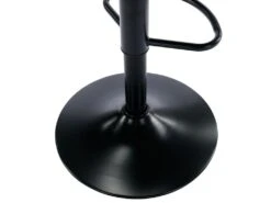 Lot De 2 Tabourets De Bar En Polypropylène Et Métal - Noir - XAFY -Electroménager Soldes tabouret haut 21014169