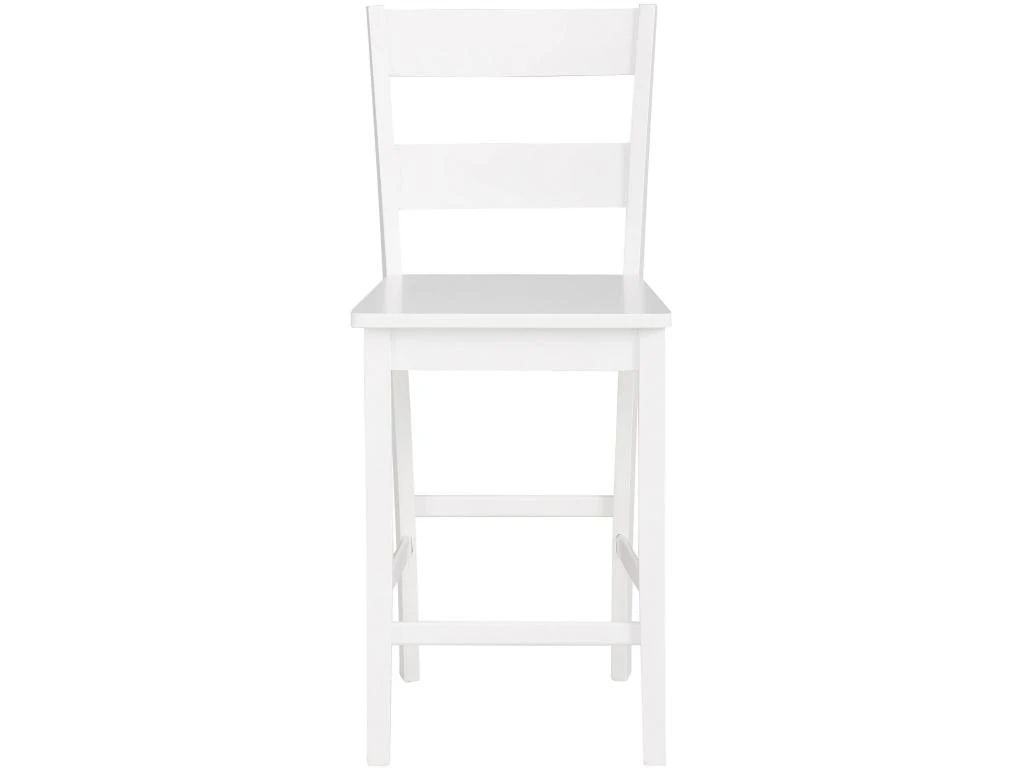 Tabourets De Bar Set De 2 En MDF Blanc 3 Tabourets De Bar Set De 2 En MDF Blanc