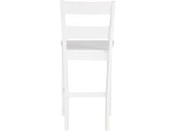 Tabourets De Bar Set De 2 En MDF Blanc 12 Tabourets De Bar Set De 2 En MDF Blanc -Electroménager Soldes tabouret haut 21695859