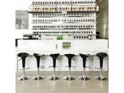 Lot De 4 Tabourets De Bar 59-79cm Réglable Pivotant,elijah -Electroménager Soldes tabouret haut 21966673