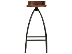 Tabourets De Bar Lot De 2 Bois De Récupération Massif -Electroménager Soldes tabouret haut 21990283