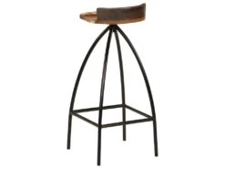 Tabourets De Bar Lot De 2 Bois De Récupération Massif -Electroménager Soldes tabouret haut 21990287