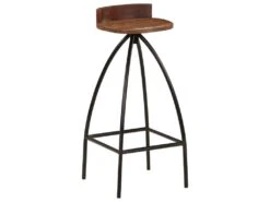 Tabourets De Bar Lot De 2 Bois De Récupération Massif -Electroménager Soldes tabouret haut 21990295