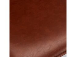 Issa Tabouret De Bar En Similicuir, Marron Clair, Métal Noir. -Electroménager Soldes tabouret haut 22103929