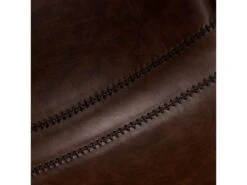 Issa Tabouret De Bar En Similicuir, Marron Foncé, Métal Noir. -Electroménager Soldes tabouret haut 22104089