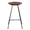 Tabouret De Bar Bois Et Métal Noldor