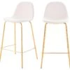 Chaise De Bar Mi-hauteur Henrik En Cuir Synthétique Blanc 65 Cm (lot De 2) 2 Chaise De Bar Mi-hauteur Henrik En Cuir Synthétique Blanc 65 Cm (lot De 2) -Electroménager Soldes tabouret haut 22349977