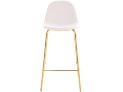 Chaise De Bar Mi-hauteur Henrik En Cuir Synthétique Blanc 65 Cm (lot De 2) -Electroménager Soldes tabouret haut 22349985