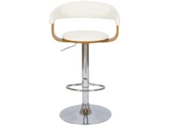 Chaise De Bar Blanche Harold Avec Accoudoirs 62/84 Cm 13 Chaise De Bar Blanche Harold Avec Accoudoirs 62/84 Cm -Electroménager Soldes tabouret haut 22350119