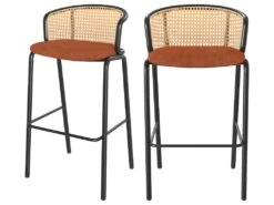Chaise De Bar Brique Timka 73,5 Cm (lot De 2)