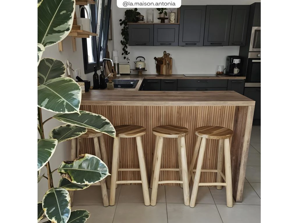 Tabouret De Bar Mi-hauteur Ika 67 Cm 4 Tabouret De Bar Mi-hauteur Ika 67 Cm – Image 2