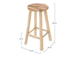 Tabouret De Bar Mi-hauteur Ika 67 Cm 11 Tabouret De Bar Mi-hauteur Ika 67 Cm -Electroménager Soldes tabouret haut 22350329
