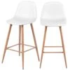 Chaise De Bar Rodrik Blanche 73 Cm (lot De 2) -Electroménager Soldes tabouret haut 22350567